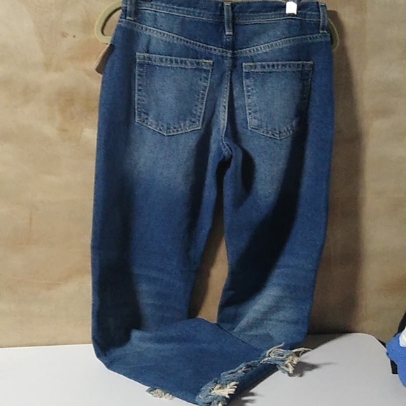 FREE PEOPLE Maggie Mid rise straight jeans 26" NWT - Picture 5 of 7